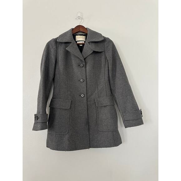 Banana Republic Wool Blend Pea Coat sz XS - Picture 1 of 5